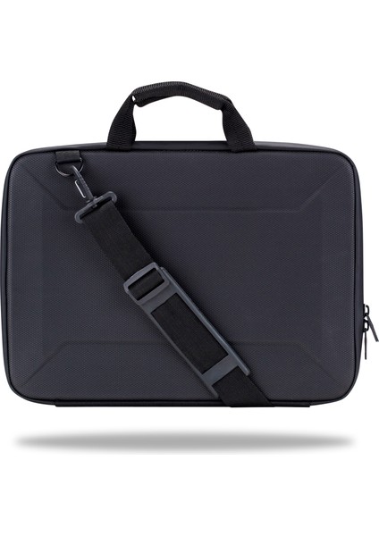 Classone Gauntlet GA-TH15 Sert Kabuk Serisi 15.60 Inch Uyumlu Laptop Çantası -Siyah
