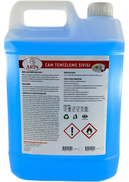 Cam Temizleme Sıvısı 5 KG fiyatları