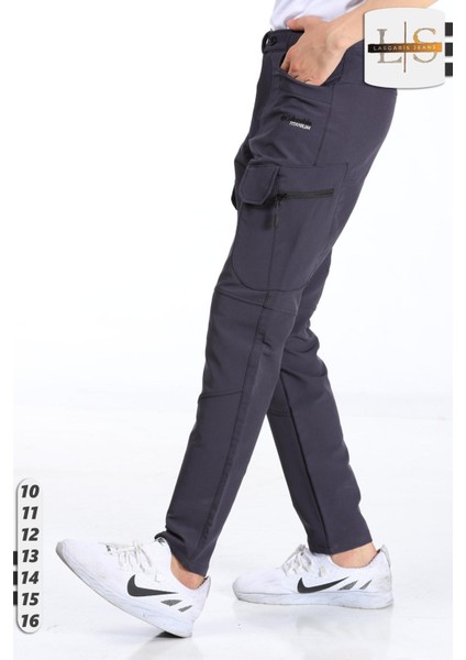 Lasgaris Jeans Erkek Çocuk Fermuarlı Cepli Slim Fit Kargo Pantolon fiyatları