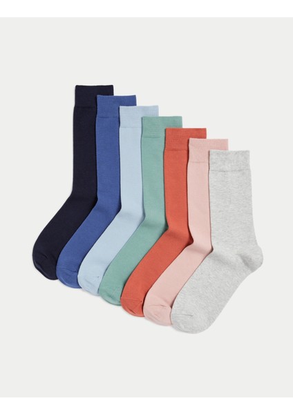7'li Paket Cool & Fresh™ Pamuklu Çoraplar modelleri