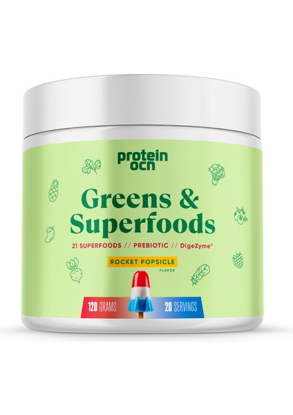 Greens & Superfoods - Rocket Popsicle - 120G - 20 Servis