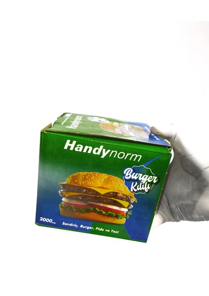 12,5*12,5 Handy Norm Burger Poşeti 6*2000 Ad Kl 12000 Adet