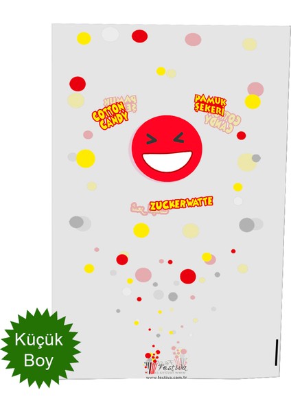 Çubukta Pamuk Şeker Poşeti Küçük Boy - 100 Adet fiyatları