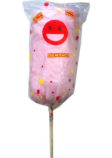 Çubukta Pamuk Şeker Poşeti Orta Boy - 100 Adet (Klips Hediyeli) 22×37.5cm modelleri