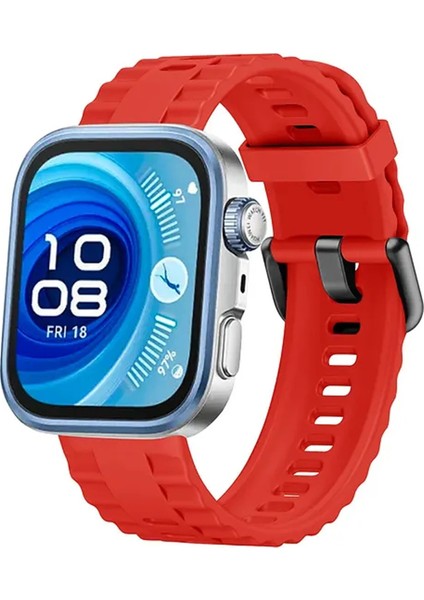 Huawei Watch Fit 3 Klasik Kordon - KIRMIZI-(5796) - AYS9519-2045