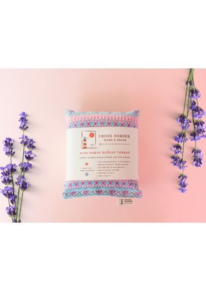 Lavanta Kokulu Mikrodalgada Isıtılabilir Buğday Torbası - Konfor ve Stress Için Doğal Sıcak ve Soğuk Terapi - 100% Pamuk [lavander Scented Microwavable Wheatbag]