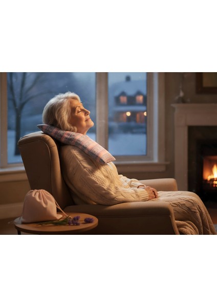 Lavanta Kokulu Mikrodalgada Isıtılabilir Buğday Torbası - Konfor ve Stress Için Doğal Sıcak ve Soğuk Terapi - 100% Pamuk [lavander Scented Microwavable Wheatbag]