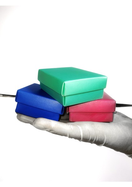 Takı Kutusu Geniş Yeşil-Mavi