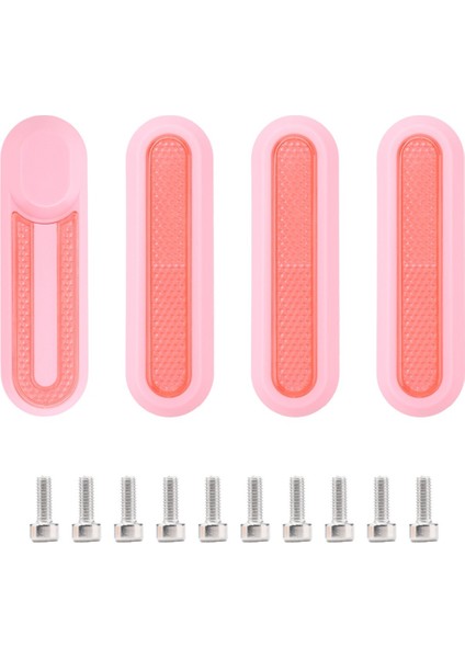 Tekerlek Kapağı Koruyucu Kabuklar Xiaomi M365/PRO/PRO 2/1s/3 Elektrikli Scooter Aksesuarları Için Yansıtıcı Çıkartmalar Pembe (Yurt Dışından)