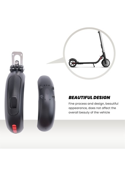 Ön Arka Çamurluk Çamurluk Seti Lastik Sıçrama Dokuzbot Es1 Es2 Es3 Es4 Elektrik Scooter Aksesuarları Için (Yurt Dışından) fiyatları