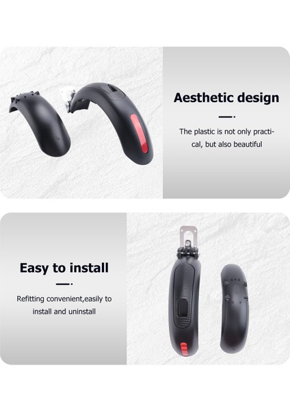 Ön Arka Çamurluk Çamurluk Seti Lastik Sıçrama Dokuzbot Es1 Es2 Es3 Es4 Elektrik Scooter Aksesuarları Için (Yurt Dışından) modelleri
