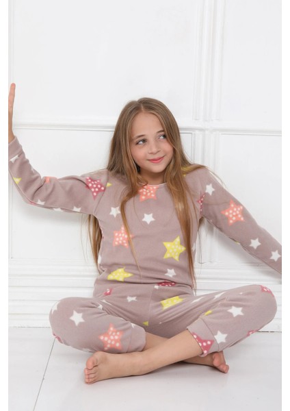 Çocuk Tıraşlı Polar Takımı Pijama Takımı