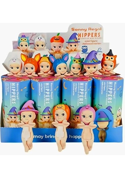 Sonny Angel Hippers Halloween Serisi Yapışkanlı Figür Koleksiyonu | Mini Cadılar Bayramı Bebekleri