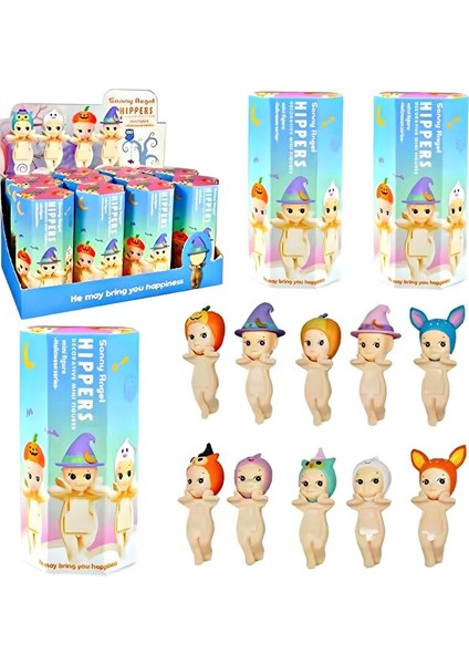 Sonny Angel Hippers Halloween Serisi Yapışkanlı Figür Koleksiyonu | Mini Cadılar Bayramı Bebekleri fiyatları