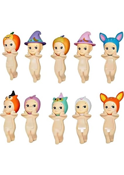 Sonny Angel Hippers Halloween Serisi Yapışkanlı Figür Koleksiyonu | Mini Cadılar Bayramı Bebekleri modelleri