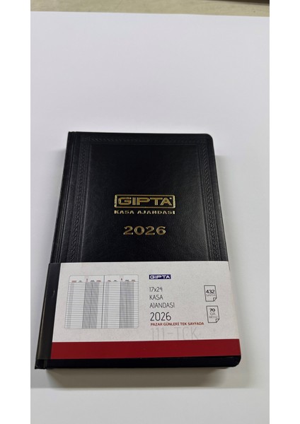 Ajanda Ajanda 2026 Ticari Kasa Ajandası 17X24 cm