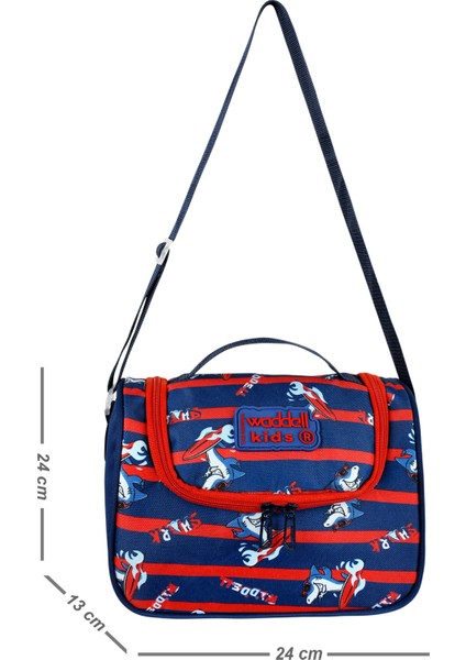 Waddell Lisanslı Köpekbalığı Baskılı Okul Öncesi Anaokul,kreş Erkek Çocuk Sırt Çantası