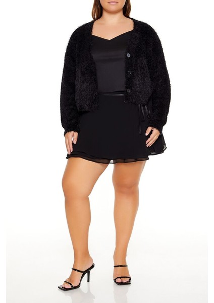 Plus Size Yumuşak Hırka fırsatları