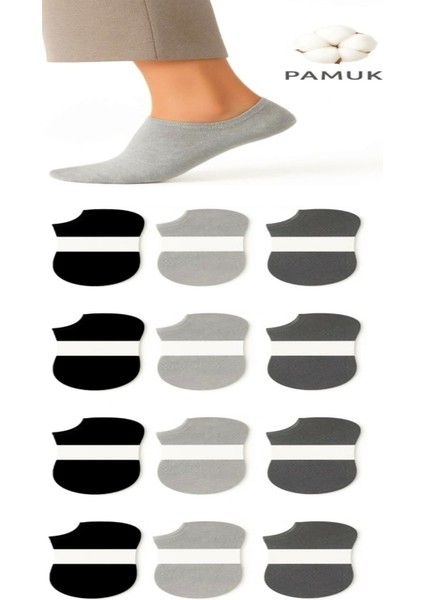 12'li Unisex Dikişsiz Patik Çorap fırsatları