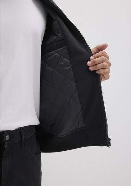 MV DNM Baskılı Bomber Ceket 0110214-71379