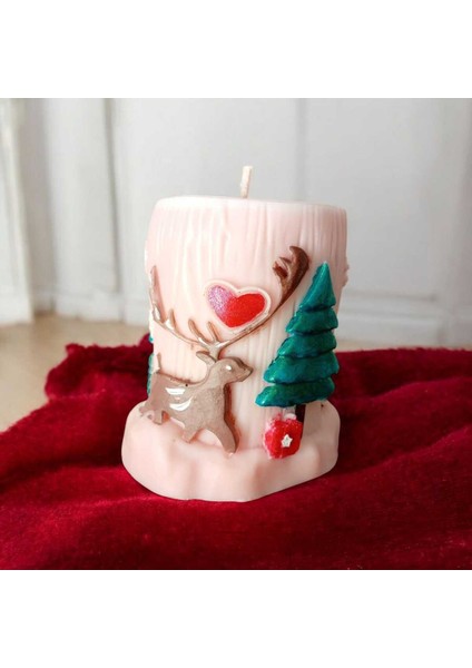 Yılbaşı Temalı Soya Wax Mum