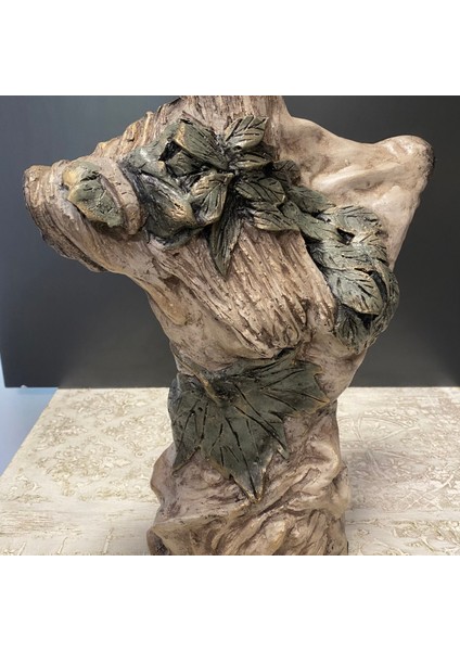 Çiçekli Kadın Tors Heykel fırsatları