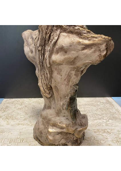 Çiçekli Kadın Tors Heykel indirimleri