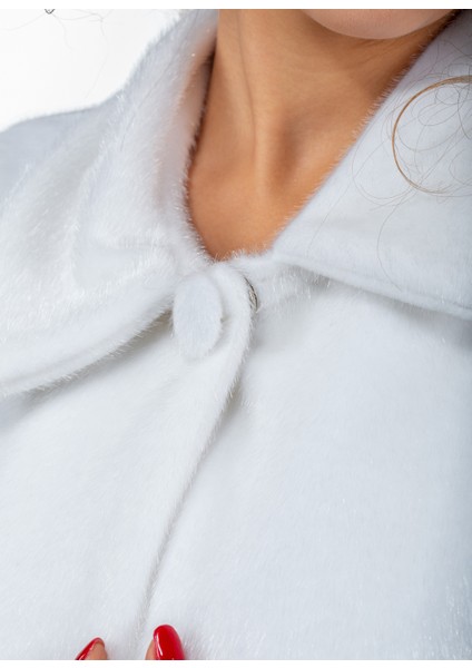 Broşlu Abiye ve Gelin Tay Tüyü Kürk Bolero indirimleri