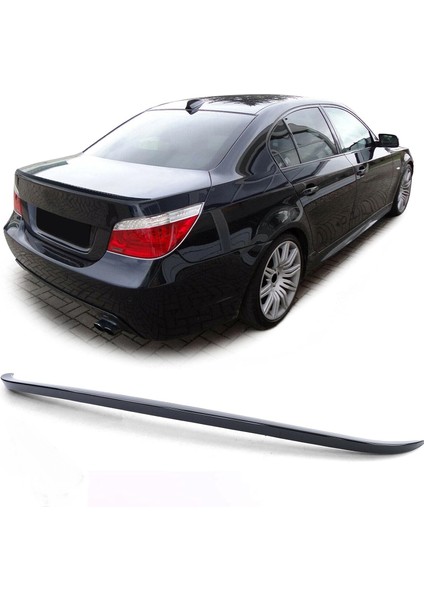Bmw E60 5.seri 2003-2010 Piona Balck Ince M5 Spoyler