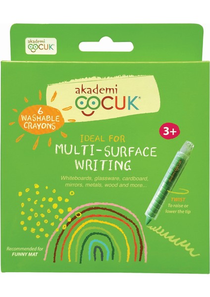 Yıkanabilir 6'lı Tebeşir