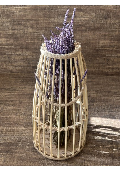 Bambu Çubuk Güğüm Model Halatlı Dekoratif Vazo 35 cm fiyatları