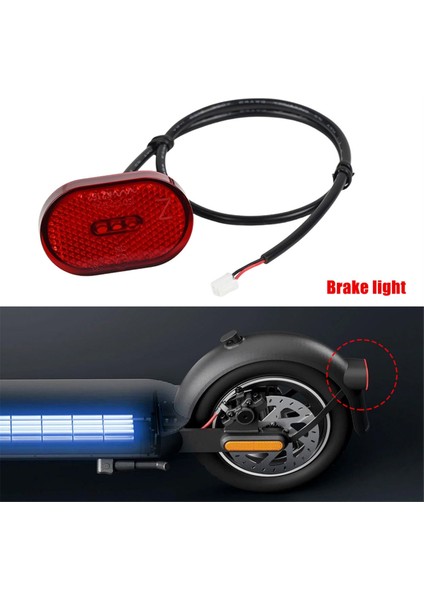 Mı4 Için Kuyruk Işığı, Mı4 Llıte Elektrik Scoter Arka Çamurluk Fren Işığı Uyarı Lavış Alışımları Aksesuarları (Yurt Dışından) indirimleri