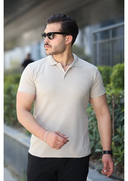 Erkek Kısa Kollu Yakalı Tişört