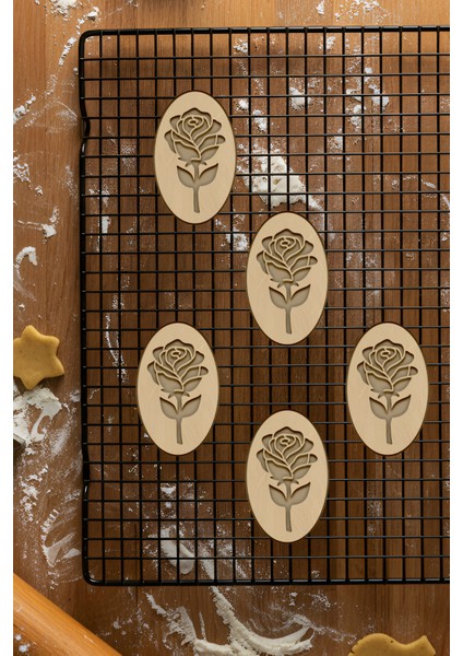 Gül Kurabiye Kalıbı, Hamur Şekillendirici, Bisküvi Kalıbı, Kolay Kesim Ucu fiyatları