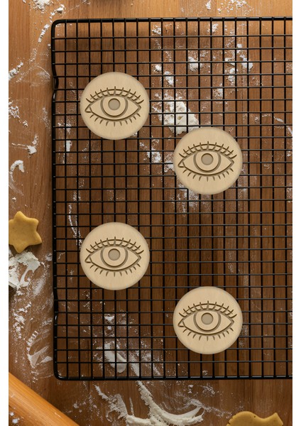 Üçüncü Göz Kurabiye Kalıbı, Hamur Şekillendirici, Bisküvi Kalıbı, Kolay Kesim Ucu fiyatları