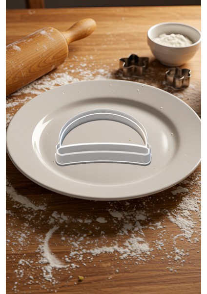 Bebek Şapkası Kurabiye Kalıbı, Hamur Şekillendirici, Bisküvi Kalıbı, Kolay Kesim Ucu modelleri