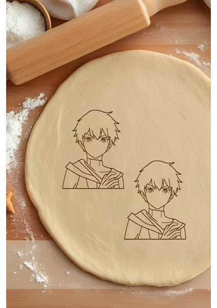Anime Kurabiye Kalıbı, Hamur Şekillendirici, Bisküvi Kalıbı, Kolay Kesim Ucu
