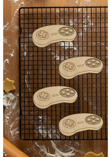 Sega Konsol Kumanda Kurabiye Kalıbı, Hamur Şekillendirici, Bisküvi Kalıbı, Kolay Kesim Ucu fiyatları