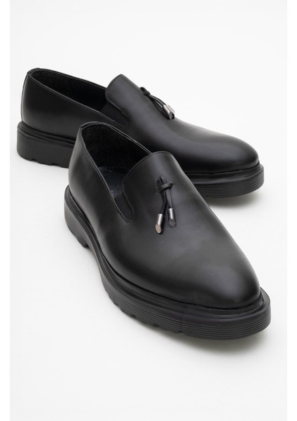 Erkek Klasik Kalın Tabanlı Abiye Rugan Ayakkabı