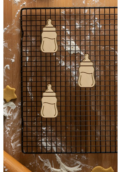 Biberon Kurabiye Kalıbı, Hamur Şekillendirici, Bisküvi Kalıbı, Kolay Kesim Ucu fiyatları