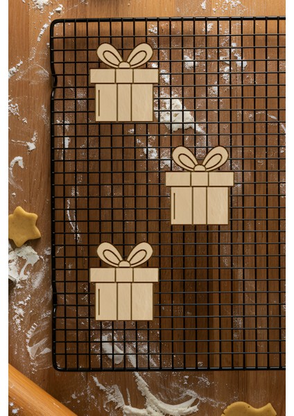 Hediye Paketi Kurabiye Kalıbı, Hamur Şekillendirici, Bisküvi Kalıbı, Kolay Kesim Ucu fiyatları