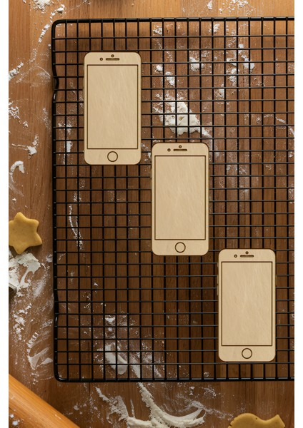 Telefon Kurabiye Kalıbı, Hamur Şekillendirici, Bisküvi Kalıbı, Kolay Kesim Ucu fiyatları