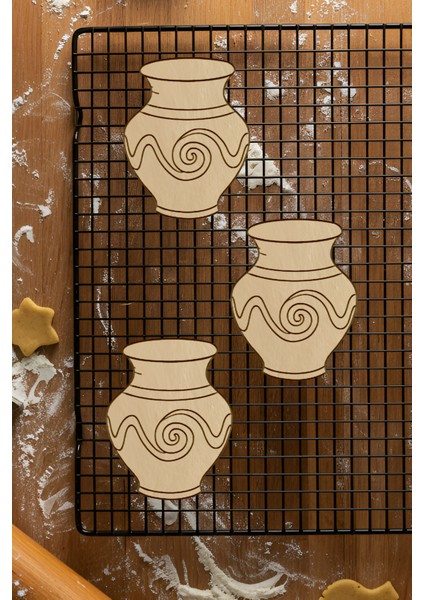 Sihirli Vazo Kurabiye Kalıbı, Hamur Şekillendirici, Bisküvi Kalıbı, Kolay Kesim Ucu fiyatları