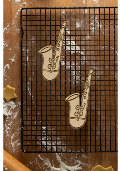 Saksafon Kurabiye Kalıbı, Hamur Şekillendirici, Bisküvi Kalıbı, Kolay Kesim Ucu fiyatları