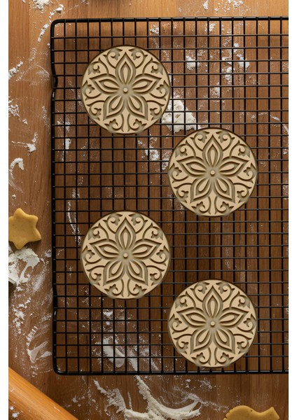 Çiçek Kurabiye Kalıbı, Hamur Şekillendirici, Bisküvi Kalıbı, Kolay Kesim Ucu fiyatları