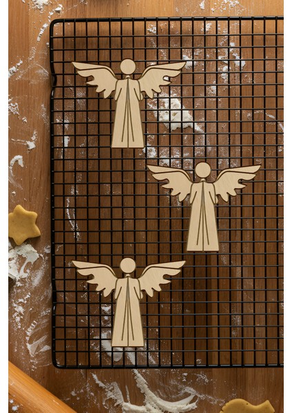 Melek Kurabiye Kalıbı, Hamur Şekillendirici, Bisküvi Kalıbı, Kolay Kesim Ucu fiyatları