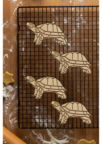 Kaplumbağa Kurabiye Kalıbı, Hamur Şekillendirici, Bisküvi Kalıbı, Kolay Kesim Ucu fiyatları