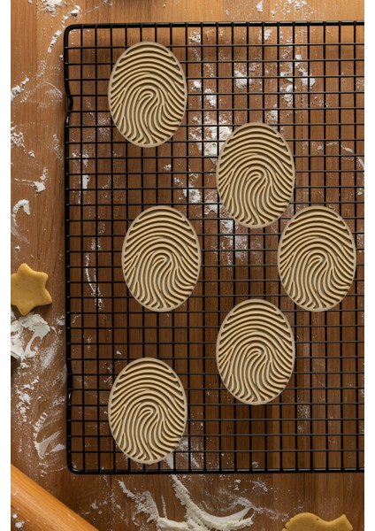 Parmak Izi Kurabiye Kalıbı, Hamur Şekillendirici, Bisküvi Kalıbı, Kolay Kesim Ucu fiyatları