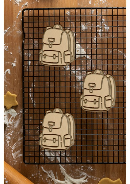 Kamp Çantası Kurabiye Kalıbı, Hamur Şekillendirici, Bisküvi Kalıbı, Kolay Kesim Ucu fiyatları