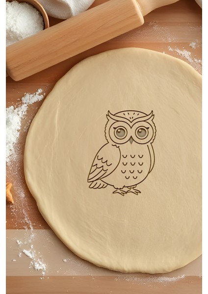 Baykuş Kurabiye Kalıbı, Hamur Şekillendirici, Bisküvi Kalıbı, Kolay Kesim Ucu